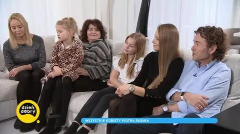 Piotr Rubik i Agata Paskudzka prywatnie. Dom pełen kobiet