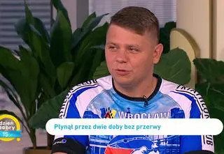 Krzysztof Gajewski i jego rekord Guinnessa. Mężczyzna pływał 48 godzin bez przerwy