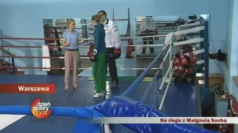 Na ringu z Małgorzatą Sochą
