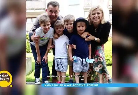 Rafał Szałajko o nauce zdalnej w wielodzietnej rodzinie w dobie koronawirusa