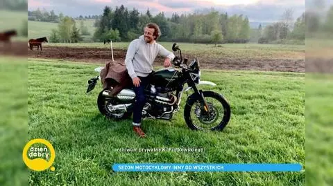 Krzysztof Piątkowski od wielu lat jeździ na motocyklach. Do swojej pasji zachęca też innych