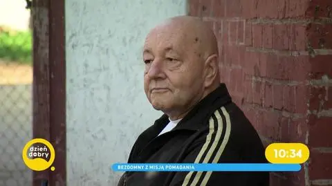 Bezdomny z misją pomagania innym