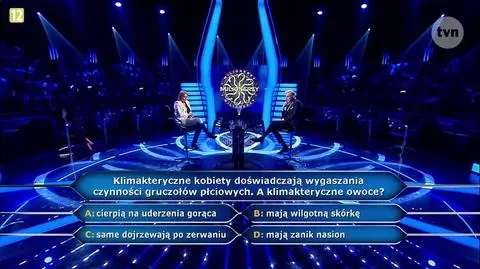 Milionerzy: Klimakteryczne owoce. Co to jest?
