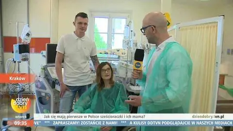 Sześcioraczki z Krakowa. Znamy ich imiona. Co czują rodzice? [WYWIAD]