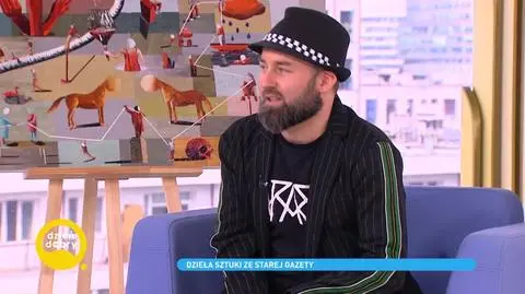 Artysta, który tworzy dzieła sztuki ze starych gazet. Kim jest Albin Talik?