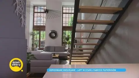 "Odpicowane mieszkanie". Loft w starej fabryce papierosów w Łodzi - jak jest urządzony?