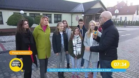 "Słowa krzywdzą" - akcja uczniów z Pielgrzymowic poruszyła Polskę. Teraz czas na cały świat