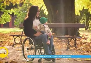 Jak wygląda codzienność niepełnosprawnych matek? Kasia Rogowiec w Dzień Dobry TVN