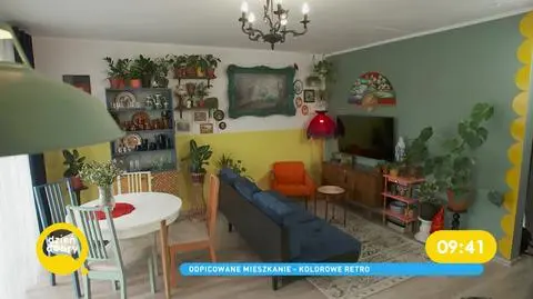 Odpicowane mieszkanie - kolorowe retro