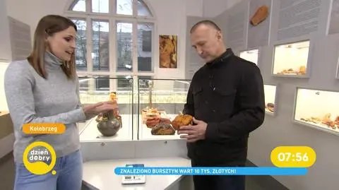W Kołobrzegu znaleziono bursztyn wart 10 tys. złotych! "To marzenie każdego poszukiwacza" -przyznał znalaca