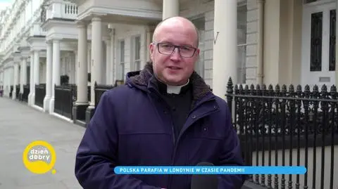 Koronawirus w Wielkiej Brytanii. Ksiądz Bartosz Rajewski w Londynie wspiera potrzebujących