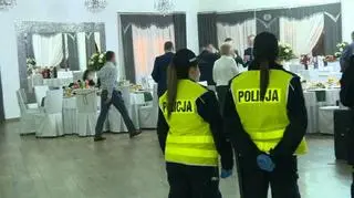 policja, wesele