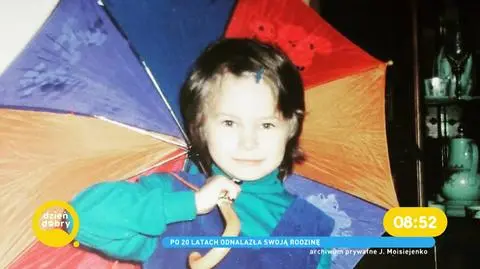 Julia Moisiejenko w wieku 4 lat zgubiła się w pociągu. Po 20 latach odnalazła rodzinę. Tylko u nas wywiad z zaginioną