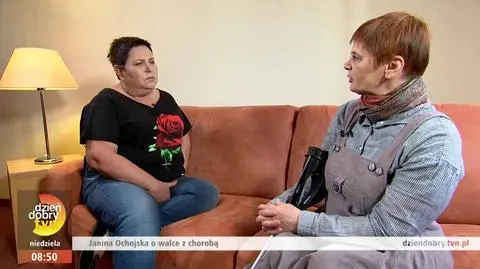 Janina Ochojska ma raka. O walce z nowotworem opowiedziała Dorocie Wellman