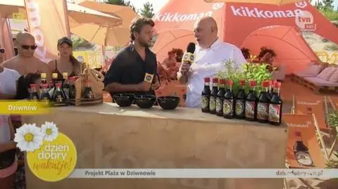 Francuskie przysmaki na plaży w Dziwnowie