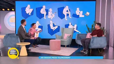 Jak siedzieć przed telewizorem, by nie uszkodzić kręgosłupa? Fizjoterapeuta: „Wierćmy się!”