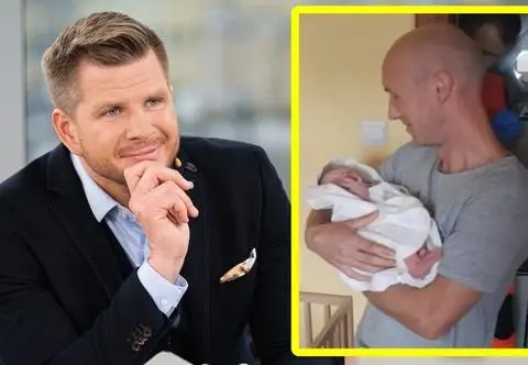 Pan Adrian odebrał poród w domu. Filip Chajzer nazwał go bohaterem
