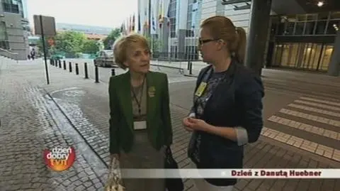 Danuta Huebner w Brukseli