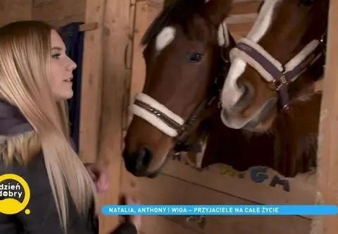 Natalia Leczek uratowała dwa konie przed rzeźnią