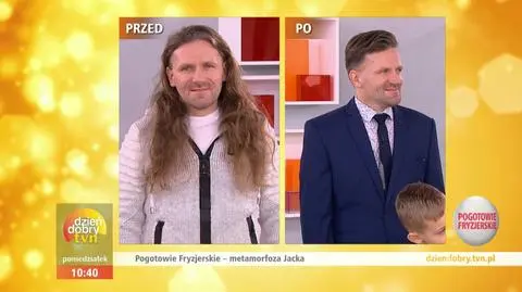 Jacek oddał włosy na perukę dla chorych na raka