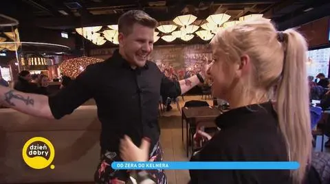 Dzień Dobry TVN: Filip Chajzer jako kelner. Czy zasłużył na napiwek?