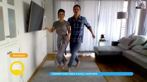 Kasia Cichopek i Marcin Hakiel uczą tańca przez internet