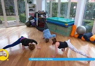 Dziennikarze Dzień Dobry TVN podjęli splotowe wyzwane. Jak poradzili sobie na treningu z kobietą gumą?