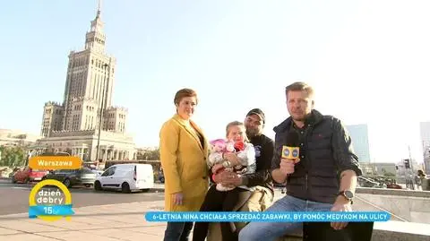 Nina Ptasińska. 6-latka, która sprzedała zabawki, aby pomóc "Medykom na ulicy"