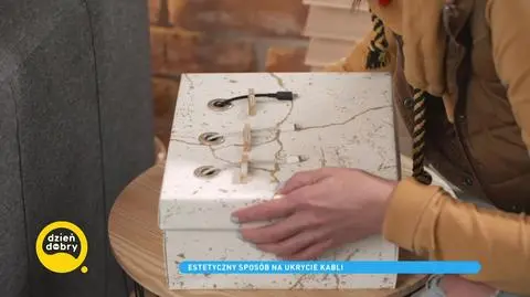 Jak ukryć kable w mieszkaniu? Zrób ozdobne pudełko