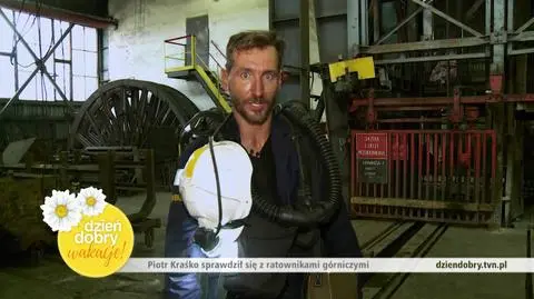 Piotr Kraśko w kopalni. Jak sobie poradził?