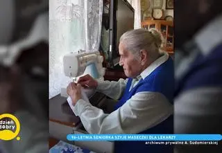 Koronawirus w Polsce. 96-latka szyje maseczki ochronne