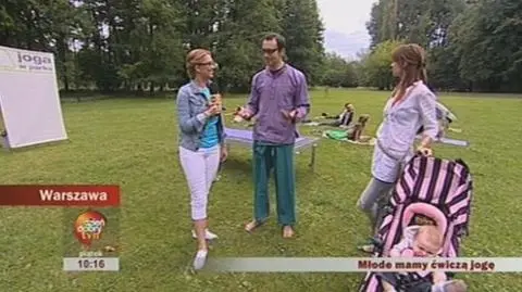 Joga w parku