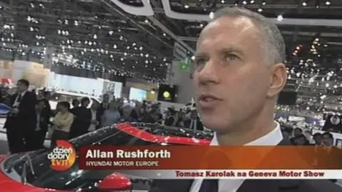Tomek Karolak na Geneva Motor Show