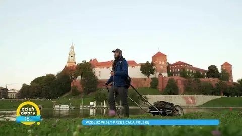Mateusz Waligóra wytycza w Polsce pierwszy pieszy szlak łączący góry z morzem