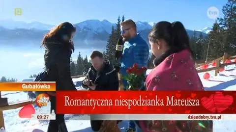 Oświadczyny w Dzień Dobry TVN