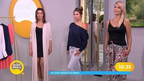 W czym chodzić po domu? "Tylko nie w rozciągniętym dresie"- apeluje stylistka