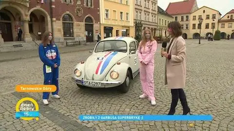 "Garbi: super bryka" w Górach Tarnowskich. Dziewczyny przerobiły "Garbusa"