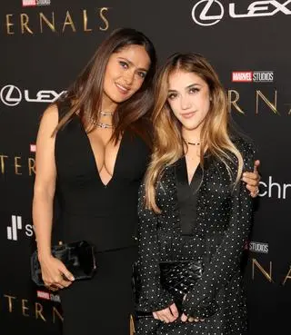 Salma Hayek z córką na premierze filmu "Eternals"