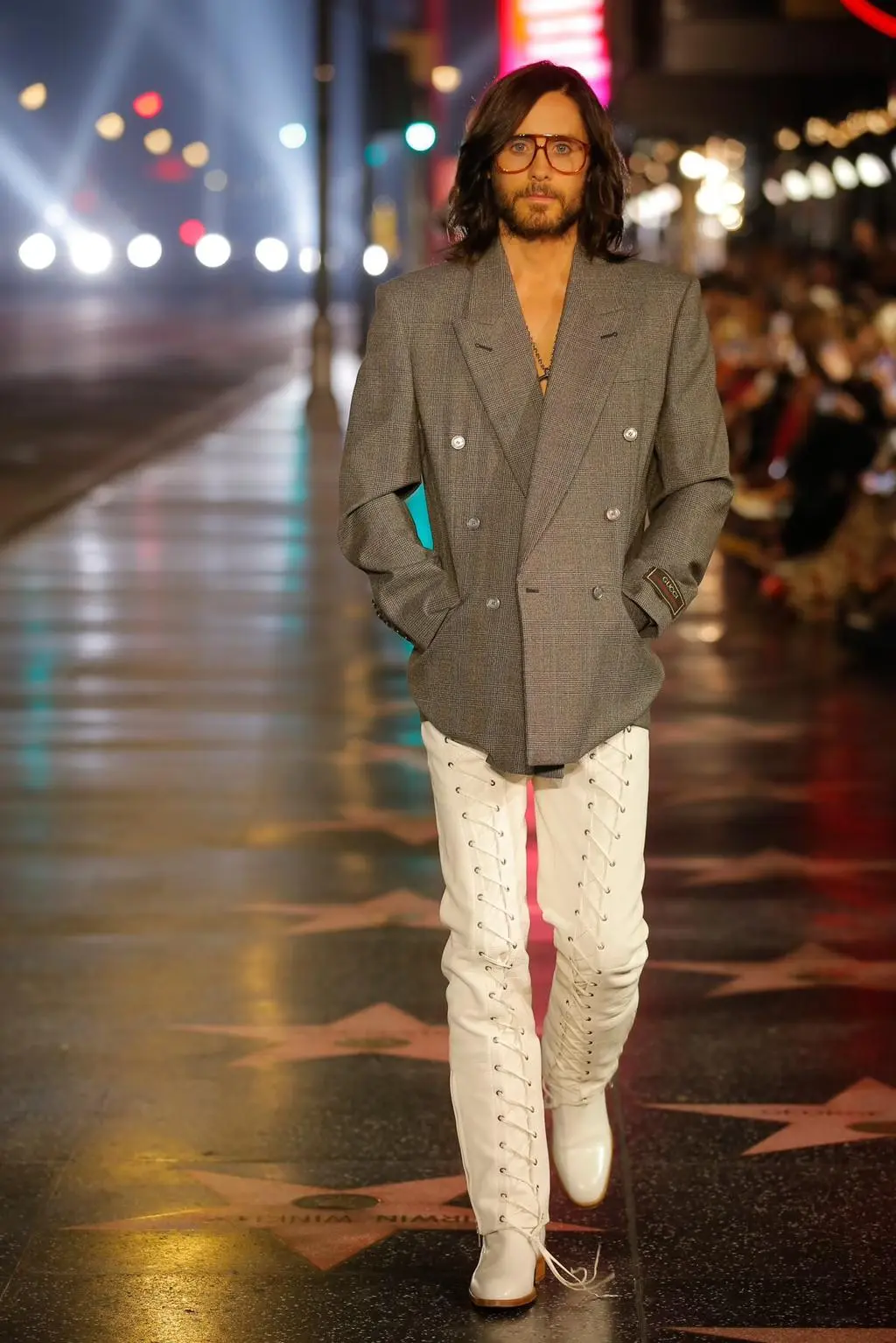 Jared Leto na wybiegu Gucci "Love Parade"