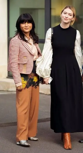 street style na fashion weeku w Paryżu, jesień 2021