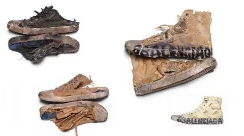 Balenciaga sprzedaje zniszczone trampki
