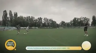 Michał Pazdan na koloniach letnich DDTVN