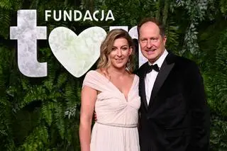 Ambasador USA Mark Brzeziński i jego partnerka Olga Leonowicz