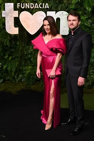 Anna Dereszowska z partnerem