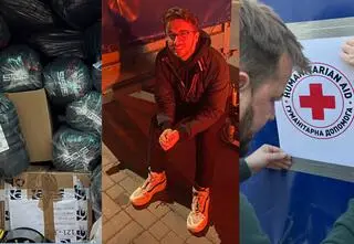 Syn Beaty Tadli był we Lwowie podczas bombardowania. "Zobaczyliśmy dym, rakiety i zaczęliśmy uciekać"