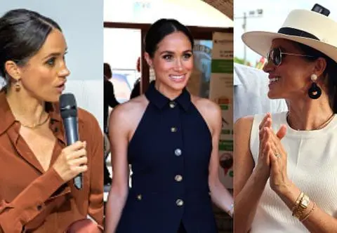8 kreacji w 4 dni. Meghan Markle zadała szyku w Kolumbii