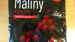 Wycofane mrożone maliny