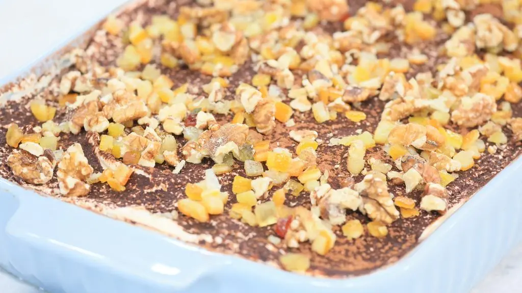 Tiramisu z makowcem, wanilią i bakaliami