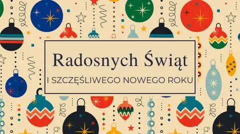 Pobierz kartkę świąteczną z bombkami PRL