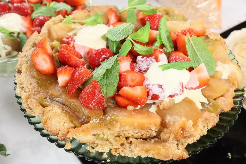Pełnoziarnista tarta tatin